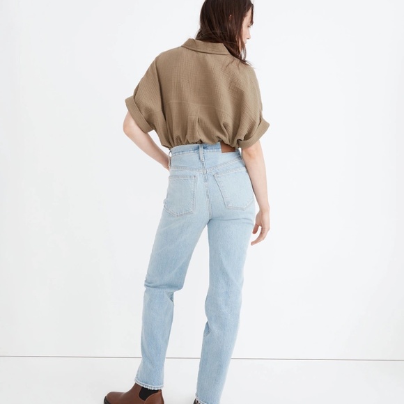 Madewell The Perfect Vintage Straight Jean in Springwood Wash size 25 - Picture 5 of 9